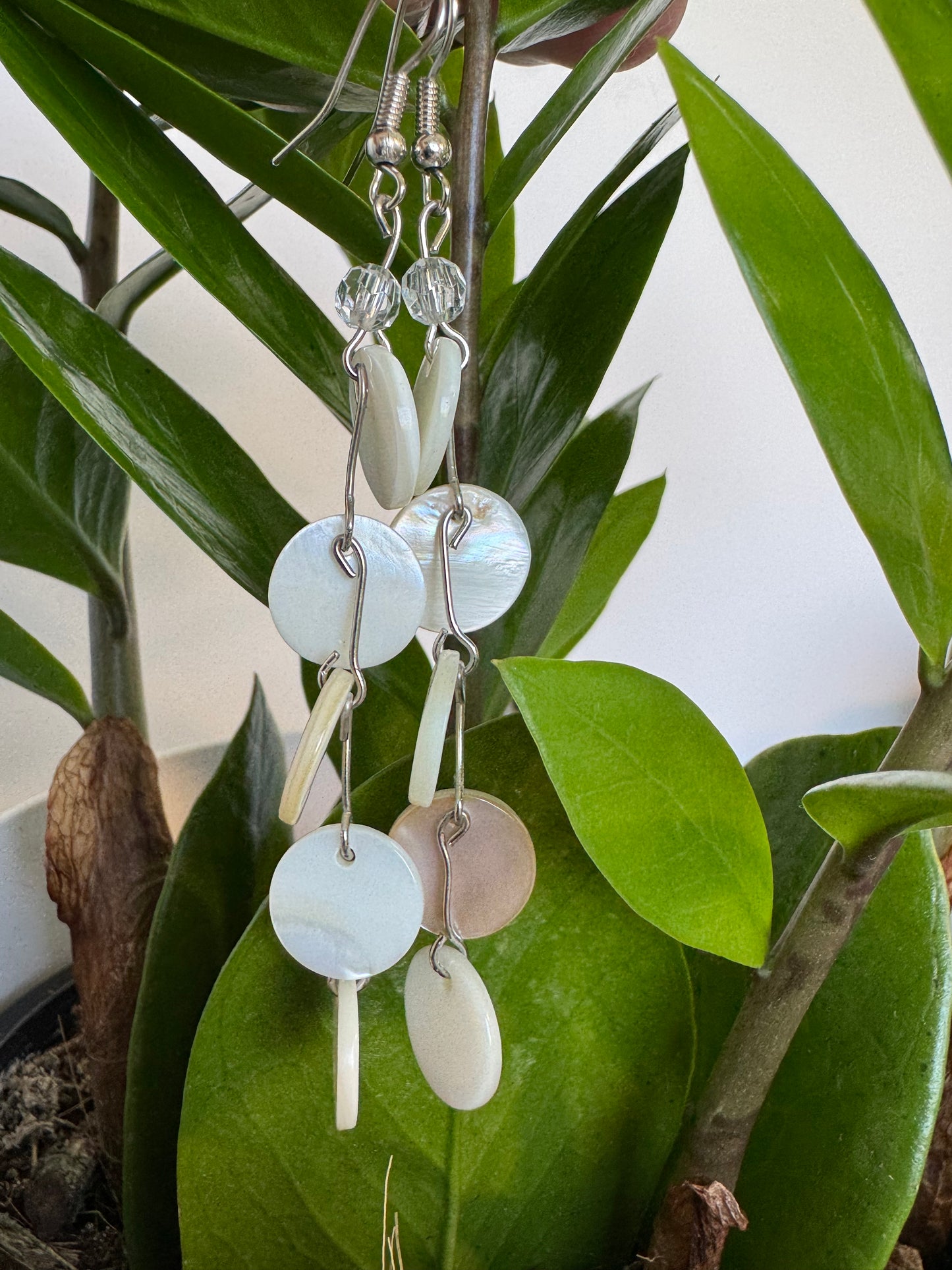 Natural Abalone Shell Earrings