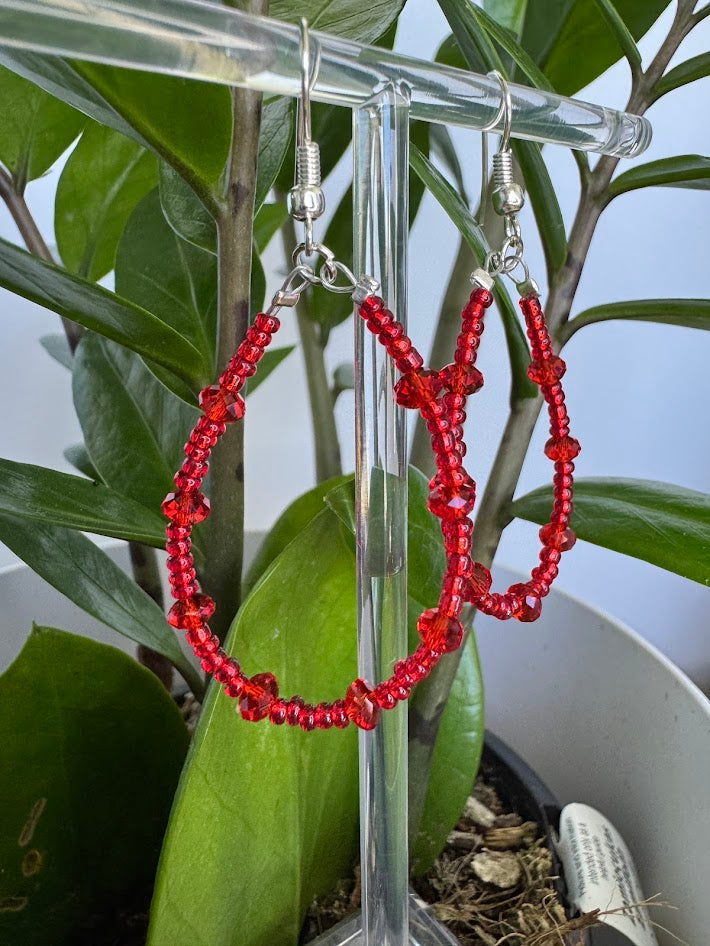 Red Oval Hoop