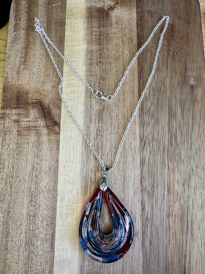 Glass Pendent Necklace