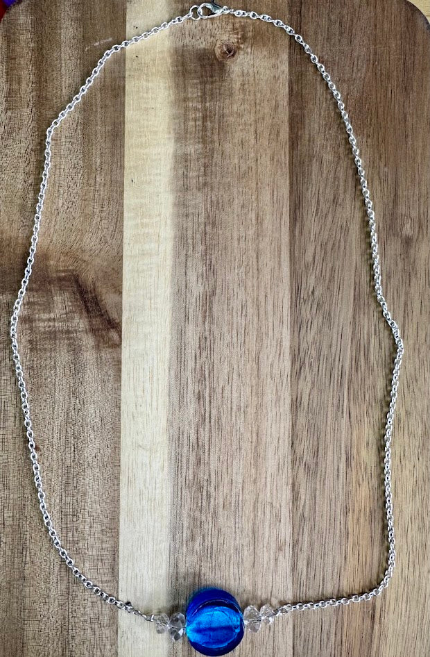 Blue Pendant Neclace