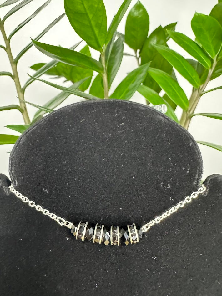 Black and Silver Necklace