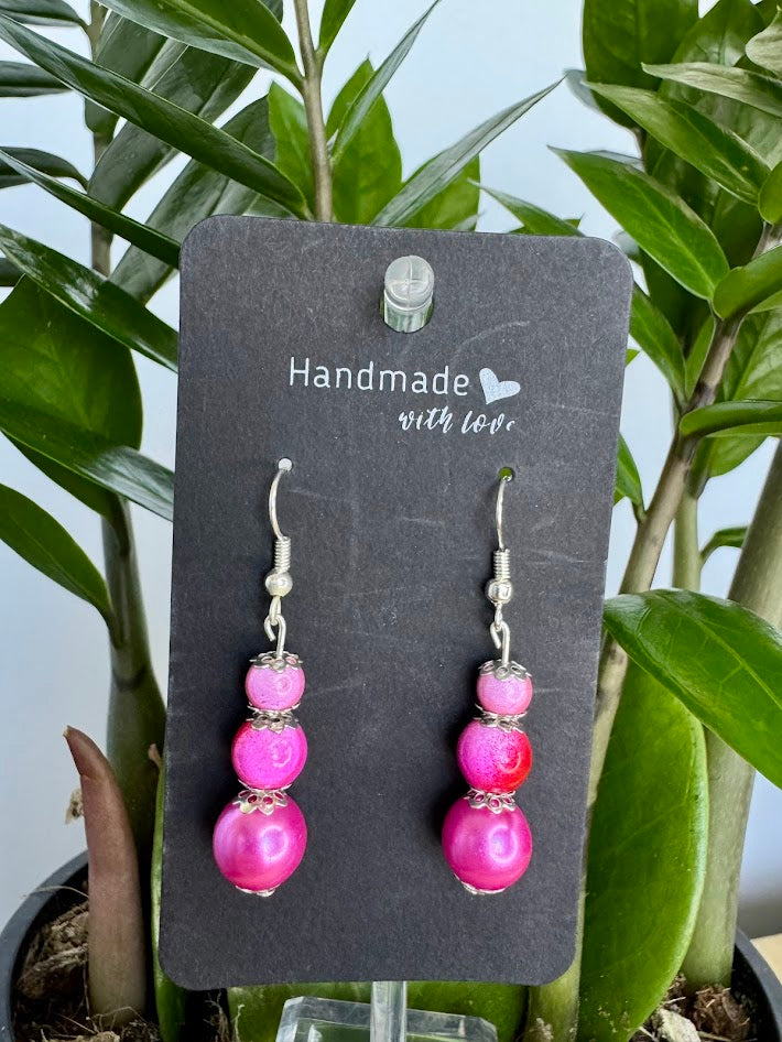 Pink Ombre Earrings