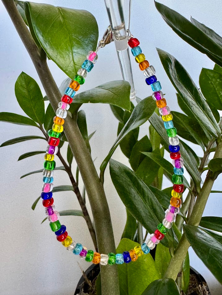 Rainbow Seed Bead Bracelet