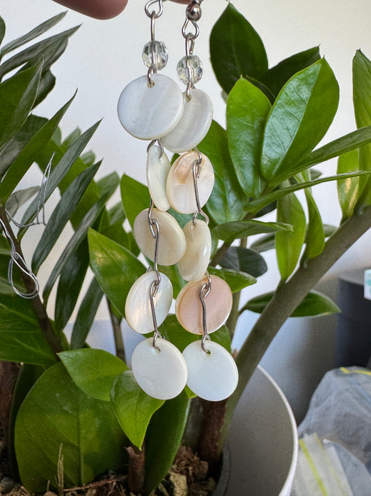 Natural Abalone Shell Earrings