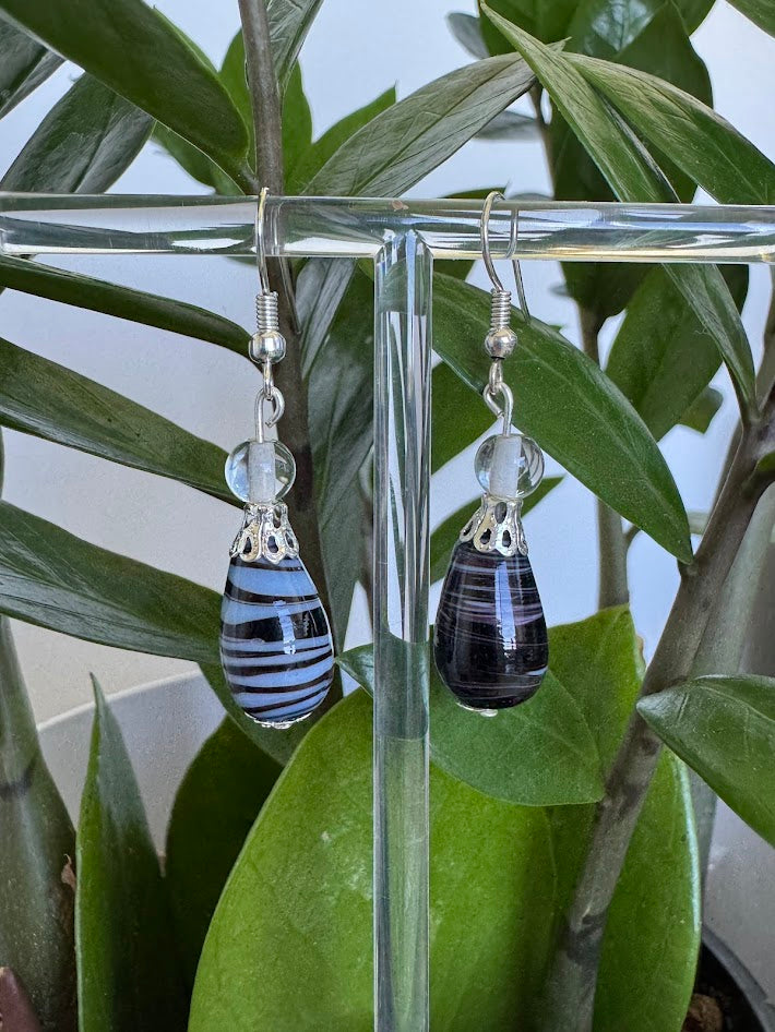 Black and White teardrop Set