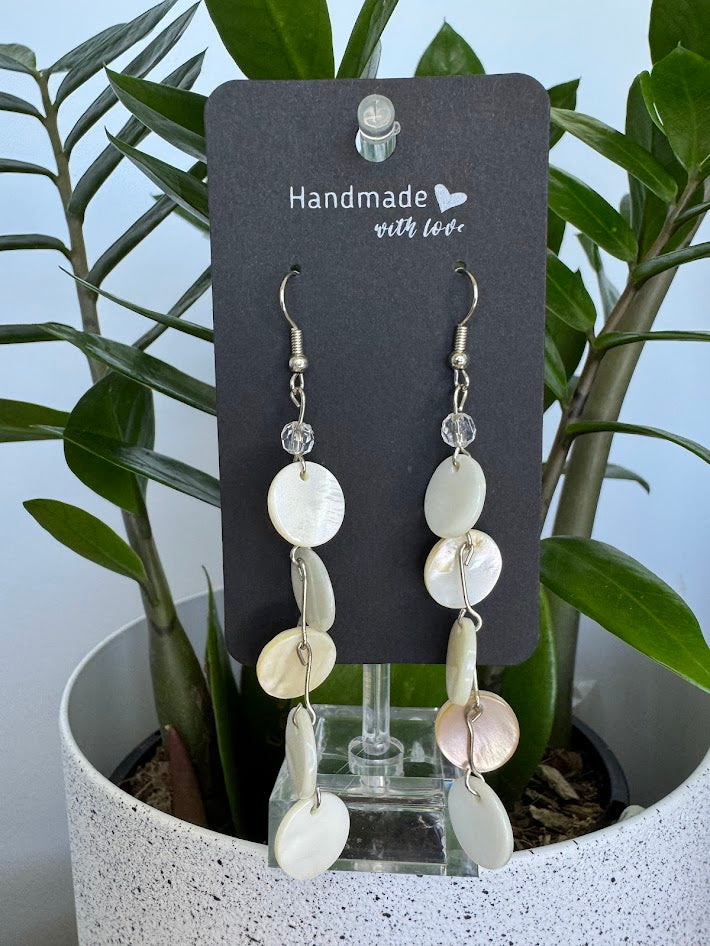 Natural Abalone Shell Earrings