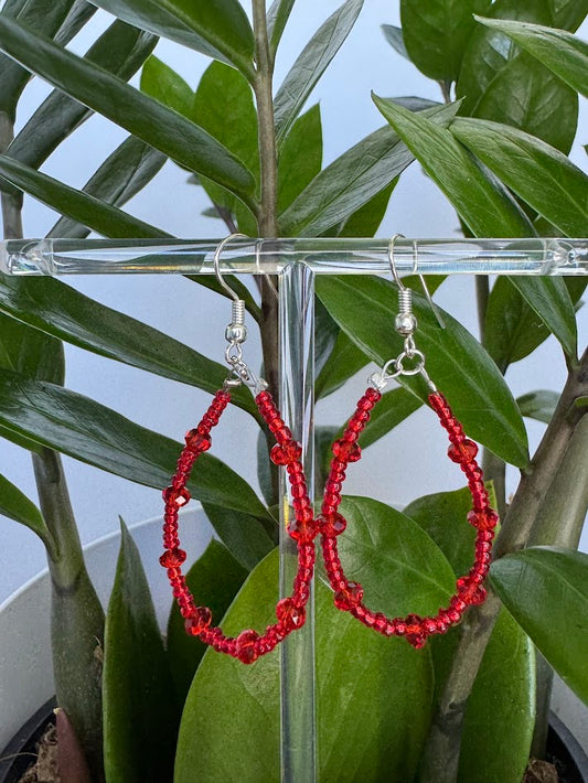 Red Oval Hoop