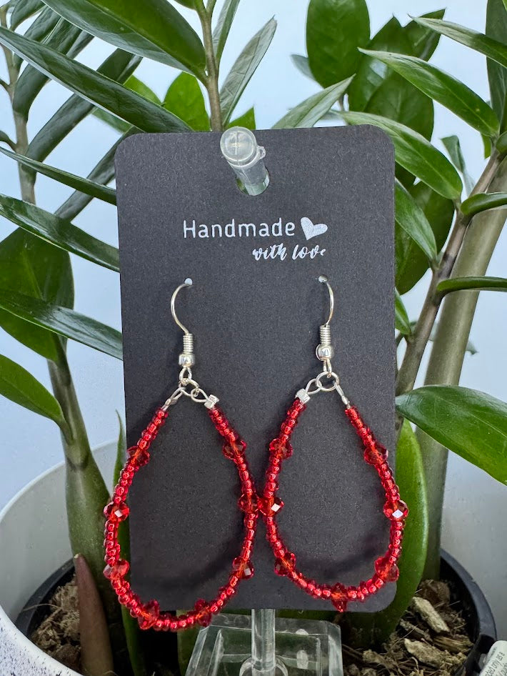 Red Oval Hoop