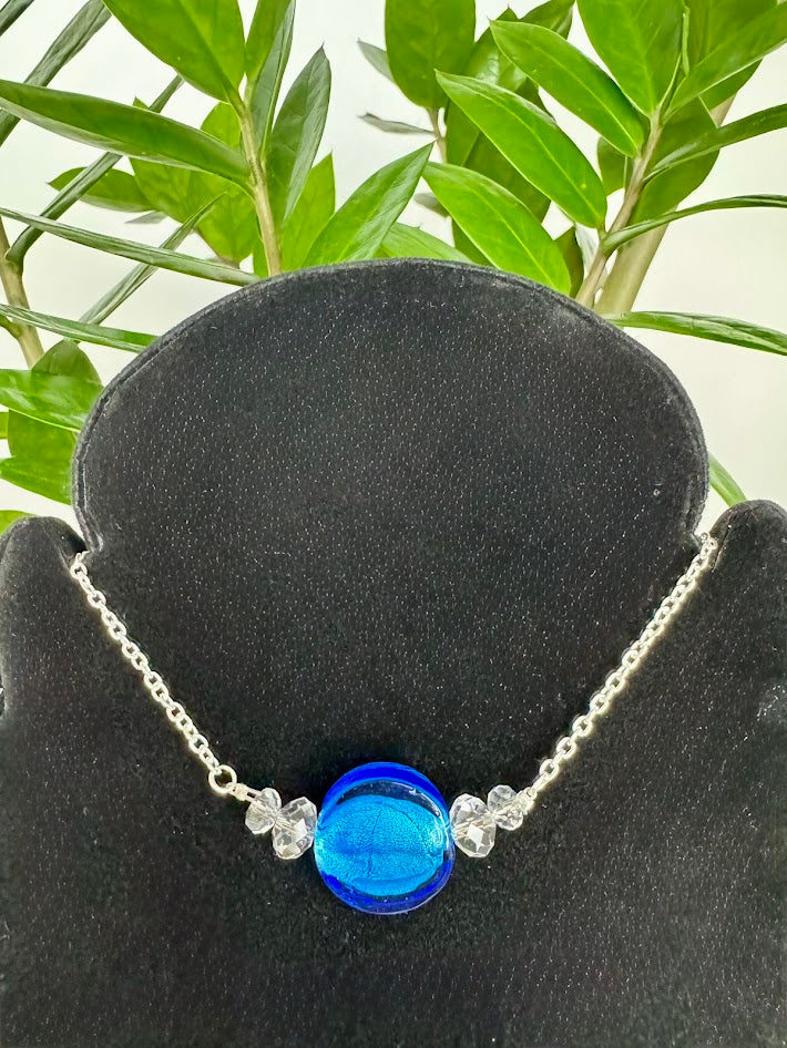 Blue Pendant Neclace