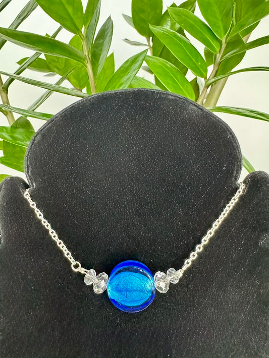 Blue Pendant Neclace