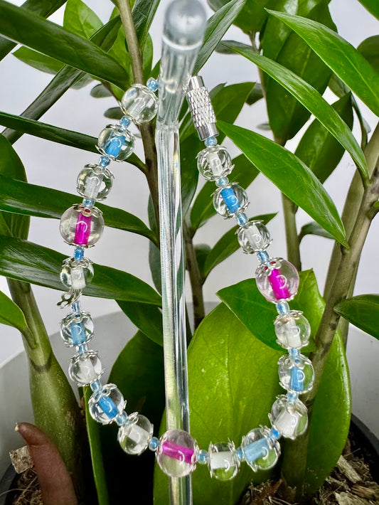 Clear Glass Bracelet