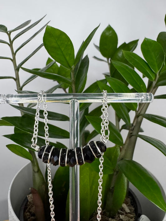 Black and Silver Necklace