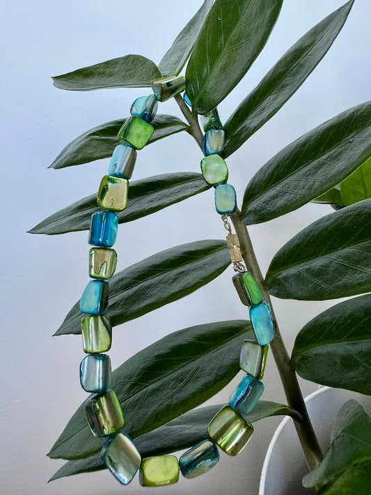 Green Abalone Shell Anklet
