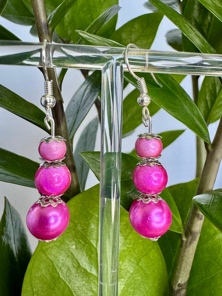 Pink Ombre Earrings