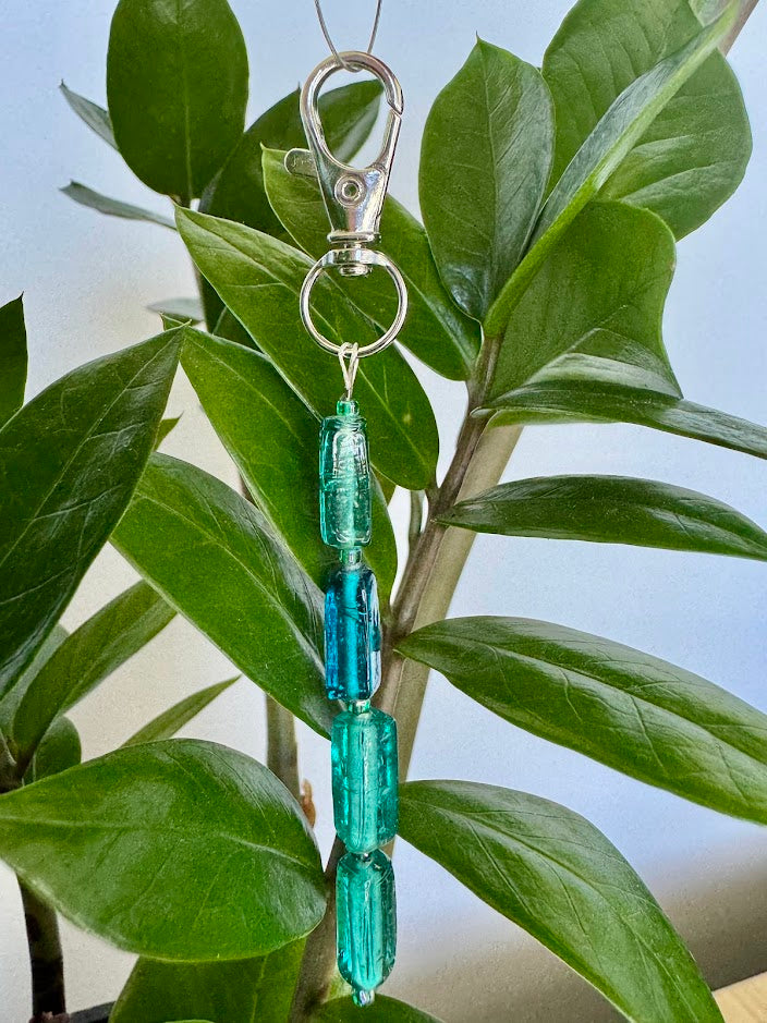 Green Tube Keychain