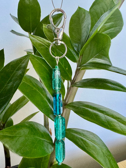 Green Tube Keychain