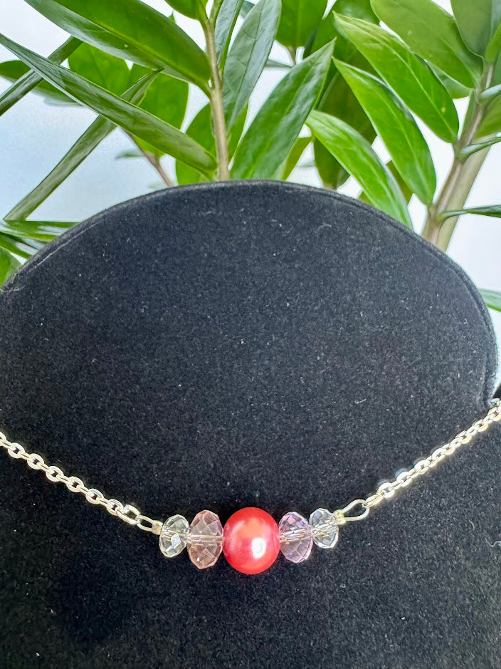 Pink Pearl Necklace