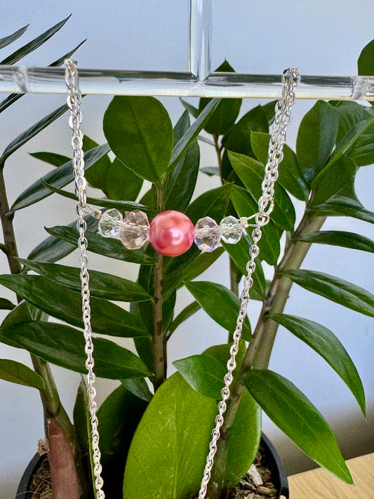 Pink Pearl Necklace