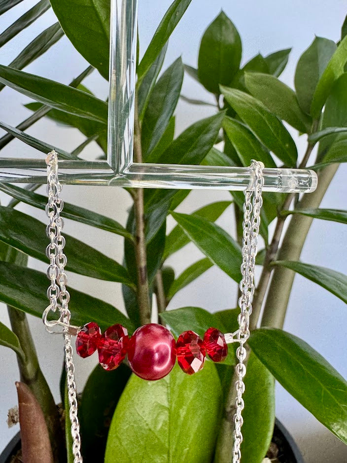 Red Pearl Necklace